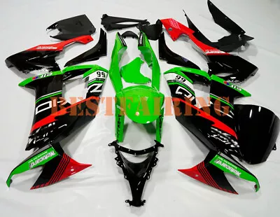 Green Red Black Fairing Kit For Kawasaki Ninja ZX10R 2008 2009 2010 ABS Bodywork • $389