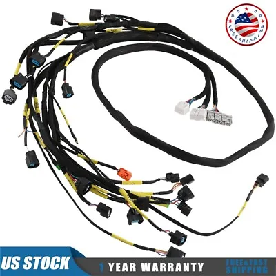 Engine Harness Fit Honda Acura K-Swap Integra CRX K-Series K20 K24 EK H-Q Tucked • $51.97