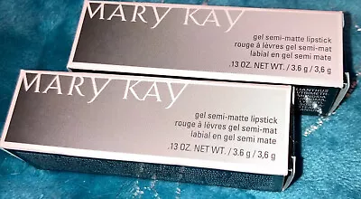 Lot Of 2-Mary Kay GEL SEMI MATTE LIPSTICK  MAUVE MOMENT . Free Shipping • $17.99