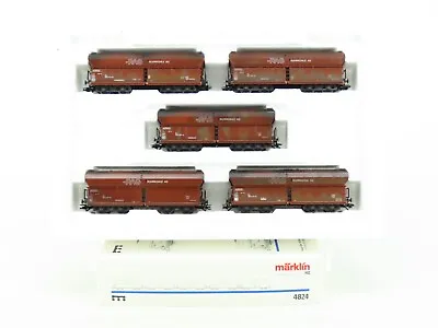 HO Marklin 4824 DB RAG Ruhrkohle AG Weathered Coal Hoppers W/Load 5-Car Set • $199.95