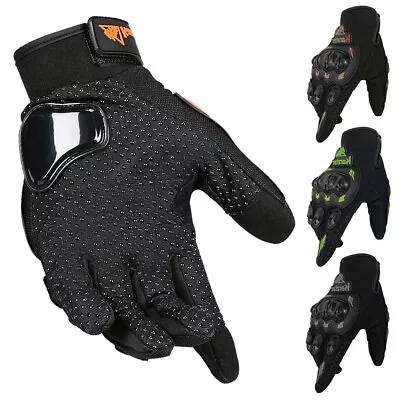 Motorcycle Gloves Breathable Full Finger Gloves Cross Dirt Racing Riding Gloves • $11.82