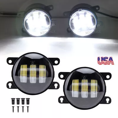 Pair LED Front Clear Lens Bumper Fog Light Lamps Assembly For Ford Focus Mustang • $26.99