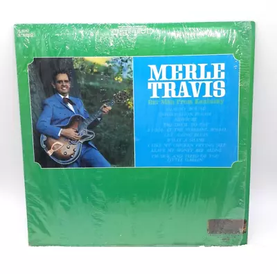 Merle Travis- Our Man From Kentucky - Vinyl Hilltop JM-6040 VG+ Shrink Wrap • $10