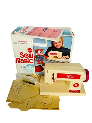 Mattel Sew Magic Vtg 1973 Gift Craft Playset Sewing Machine Mccalls Box Play Set • $60