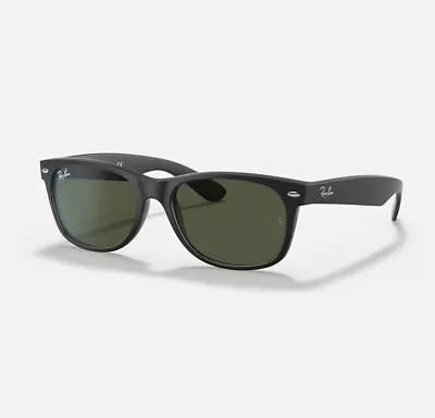 RAY BAN RB2132 622 Rubber Black Square Unisex 55 Mm Sunglasses BNIB • $89.99