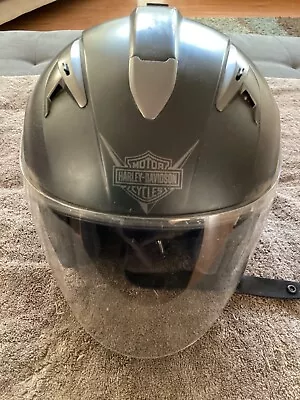Harley Davidson Motorcycle Helmet HD-J1V Matte Black Size Large • $50
