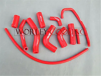 FOR YAMAHA YZF R6 Silicone Radiator Hose Kits 2006 2007 COOLANT PIPE 06 07 RED • $52.45