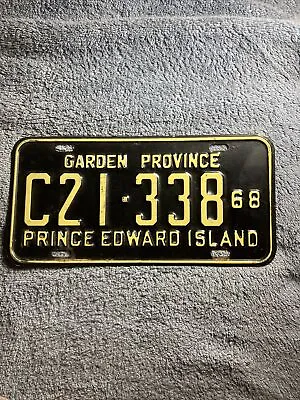 1968 Prince Edward Island Canada Truck License Plate C21-338 • $11.99