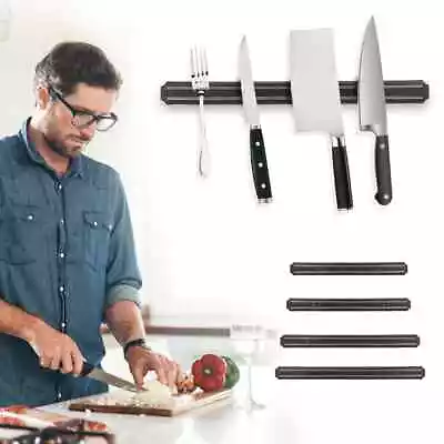 Magnetic Holder Rack Knife Utensil Tool Kitchen Shelf Storage Magnet Strip Bar • £4.09