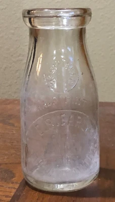 $18 • Buy Rare Vintage E. R. Early Dairy Middletown Lebanon, Ohio Half Pint Milk Bottle
