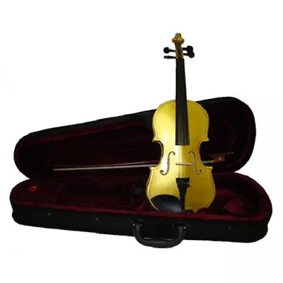 Merano 1/16 Violin With Case Bow Rosin For Student Beginner - Gold • $79.99