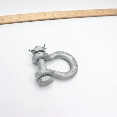 CM Screw Pin Anchor Shackle Galvanized Steel 4-1/2 Ton WLL 5/8  • $12.02