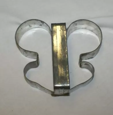 VTG Mickey Mouse Face Cookie Cutter With Handle 4.5  Silver Metal • $9.95