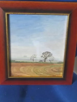 Original Oil Misty Morning Over Martello Tower And Marshes Felixstowe By L.Lloyd • £14.99
