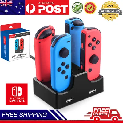 Joy-Con 4-Controller Charging Stand Dock Charger For Nintendo Switch Console NEW • $22.99