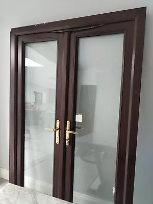 Exterior External Upvc Double Glazed French Doors In Frame • £450