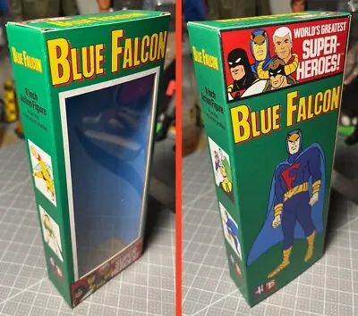 Blue Falcon 8  Mego Custom Box Only • $14.50