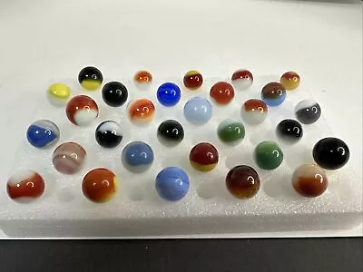 Lot Of 30 Various Vintage Marbles!! Akro Agate Master Glass • $30