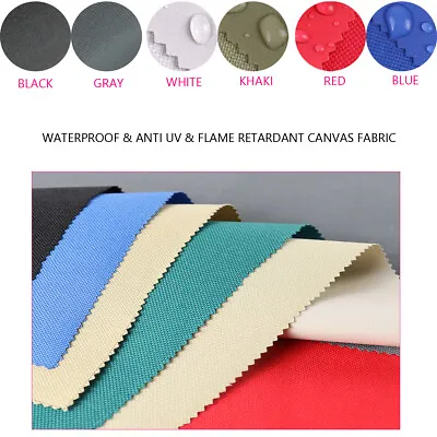 Marine Grade Canvas Fabric Outdoor Cover Anti-aging Heavy Duty Choose Hot Colors • $16.14