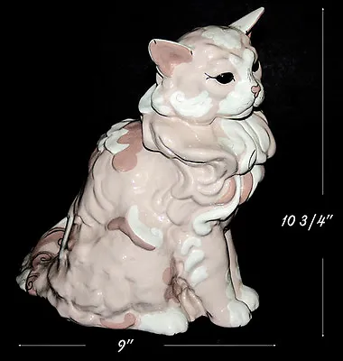 Kay Finch Adorable Large 11  Sitting Cat Figure • $229.99