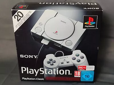 Console Sony PLAYSTATION Classic Complete IN Its Box Genuine OEM As New • $194.93