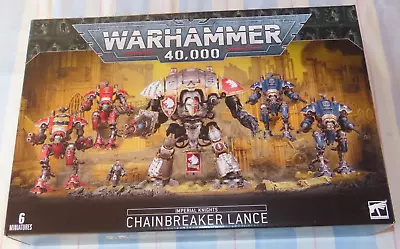 Warhammer 40k Imperial Knights Chainbreaker Lance Boxed Army Set Games Workshop • £349.99