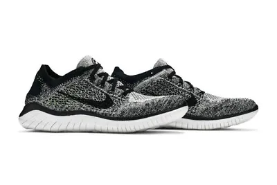 Nike Free RN Flyknit Grey Black Running Gym Shoes US 10.5 Great Condition! • $149