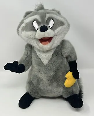 Disney Parks Pocahontas Meeko Raccoon Plush Stuffed Animal Toy Jointed Arms 12” • $20