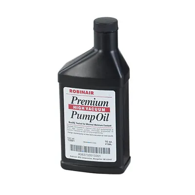 Robinair 13119 16 Oz Bottle Of Premium High Vacuum Pump Oil • $12.20