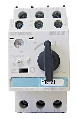 Siemens 3RV1021-1GA10 Manual Motor Starter Circuit Breaker 6.3 Amps 6.3A • $45