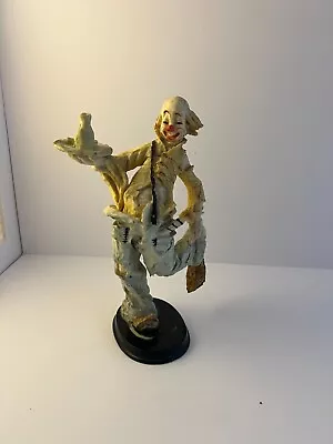 Vintage Serving Hobo Clown Figurine 11' • $20