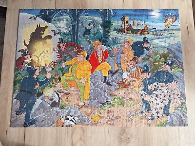 Wasgij 1000pc Jigsaw Puzzle No.14   The Hound Of The Wasgijville  Great Fun • £1.99