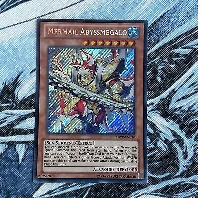 Yugioh Mermail Abyssmegalo Secret Rare Abyr-en020 • $19.99