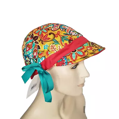 Vera Bradley Newsgirl Hat Sun Garden Cap Provincal News Girl NWT • $12.74