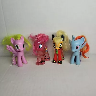 My Little Pony 3  G4 Lot Flower Wishes Rainbow Dash Pinkie Pie Apple Jack TLC • $24.99