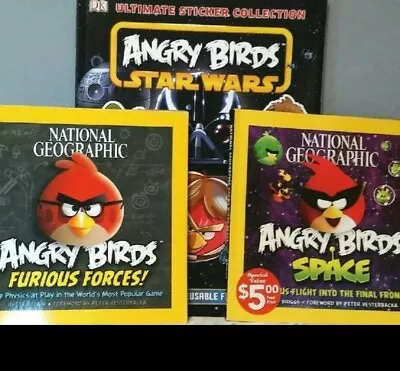 $8 • Buy Star Wars Angry Birds Stickers National Geo Angry Birds Space & Furious Forces