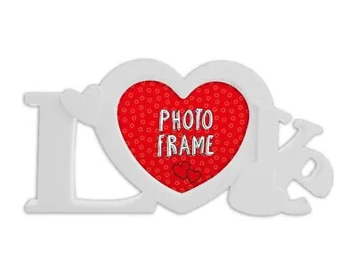 Valentine's Love Photo Frame 3D Stand Memories With This Love Photo Frame White • £5.99