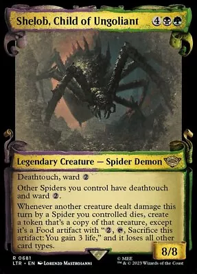 MTG Shelob Child Of Ungoliant - Foil - Showcase Scrolls The Lord Of The Rings: • $1.06