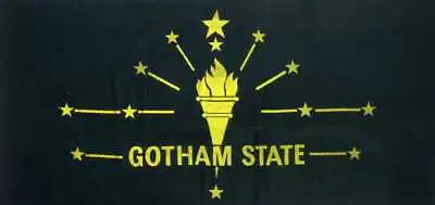 BATMAN RETURNS Gotham State Torch Symbol - Handbill / Window Poster Reprint • $9.58