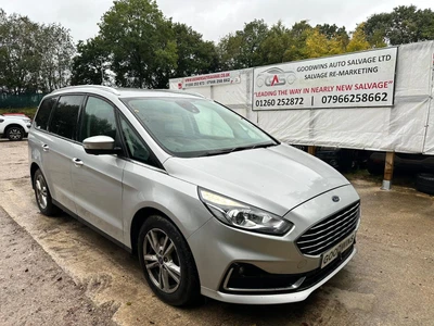 2021 Ford Galaxy Titanium 2.0 Diesel Auto 7 Seater Damaged Repairable Salvage  • £15950
