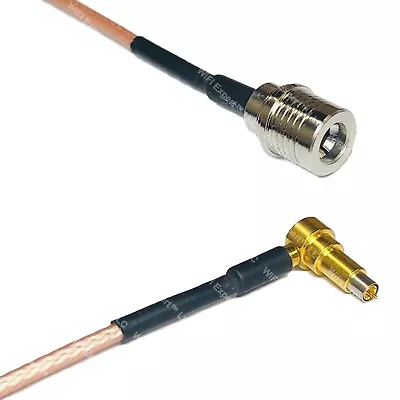 RG316 QMA MALE To MS-156 MALE ANGLE RF Cable Rapid-SHIP LOT • $9.99