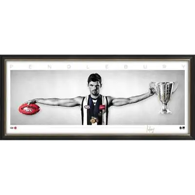 $164.99 • Buy Scott Pendlebury Collingwood Magpies Signed Framed Poster Swan Afl Memorabilia