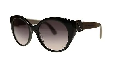 Marc By Marc Jacobs MMJ396 5EY Black Round Women's Sunglasses 54mm Authentic • $50