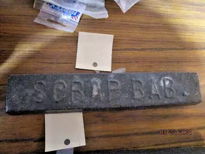 Babbitt Metal Ingot Bar 7lb 5.3 Oz • $100