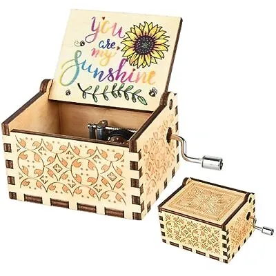 $17.07 • Buy  You Are My Sunshine Music Boxes, Small Wooden Music Box You Are My Sunshine 