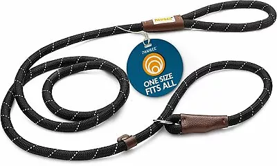 PAWBEE Dog Slip Rope Leash – 6ft Long Comfort Nylon Heavy Duty Dog Leash • $11.99