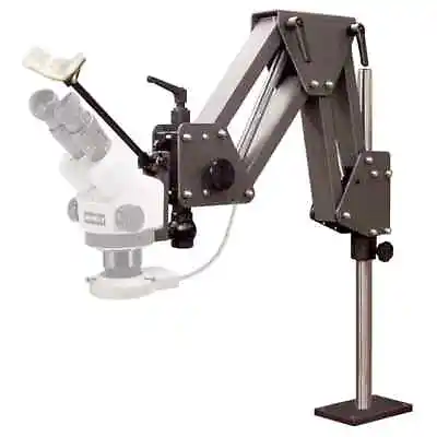 Meiji Emz-5 Microscope Complete Set W/ Grs Acrobat Stand 003-630 & Led Light   • $3200
