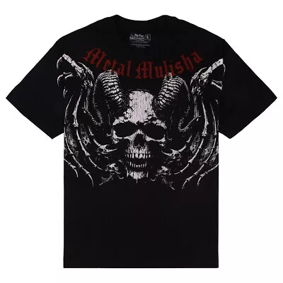 Metal Mulisha Men's Darkness Black Short Sleeve T Shirt Clothing Apparel FMX ... • $31.50