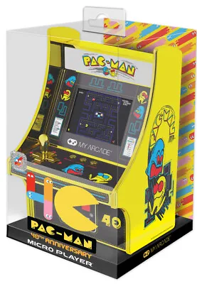 My Arcade PAC-MAN 40th Anniversary 6.75 Inch Gold Micro Player Mini Video Game • $49.99