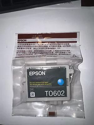 Epson T0602 BLUE Cayan Ink Printer C68 C88 Cx7800 Cx4800 Cx3800 Cx5800f To602 60 • $14.99